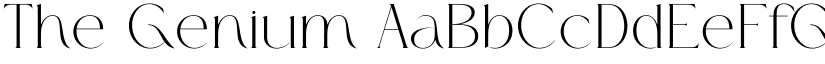 The Genium font download