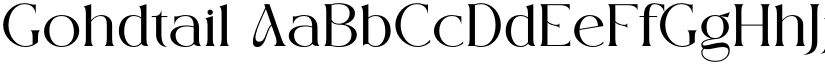 Gohdtail font download