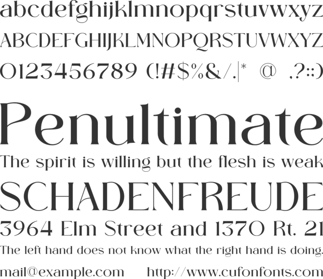 Becaose font preview