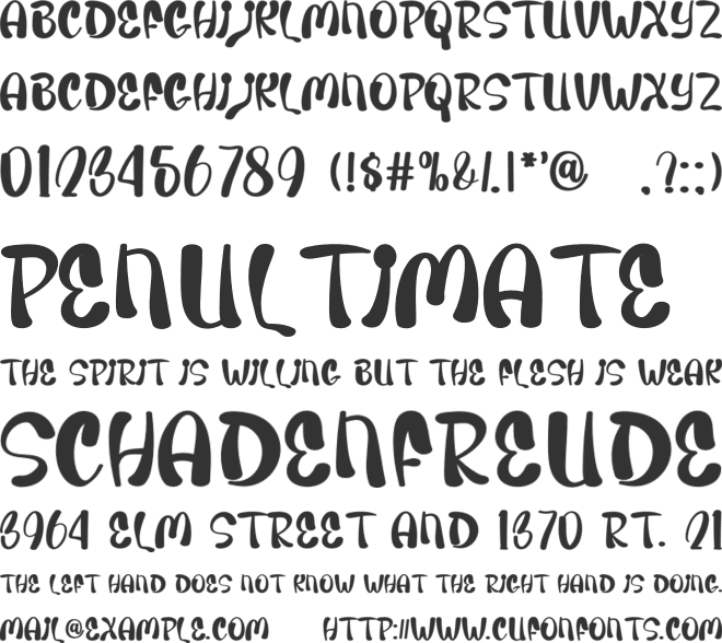 Dream Wedding font preview