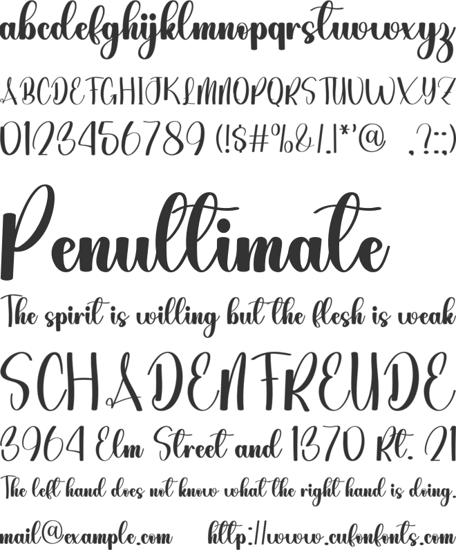 Dripping Halloween font preview