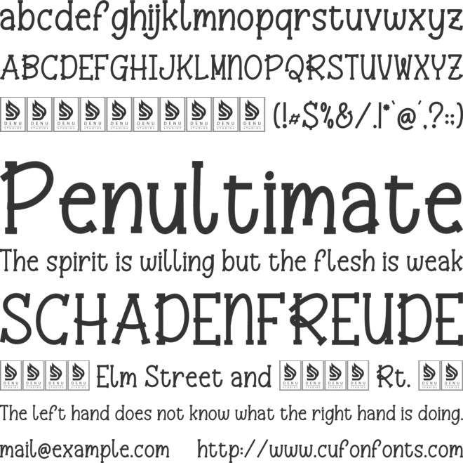 Rosie Peachy font preview