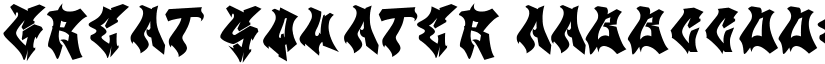 Great Squater font download