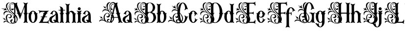 Mozathia font download