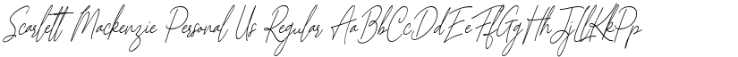 Scarlett Mackenzie font download