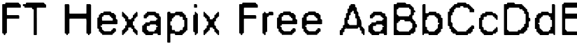 FT Hexapix Free font