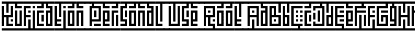 Kufication Personal Use font download