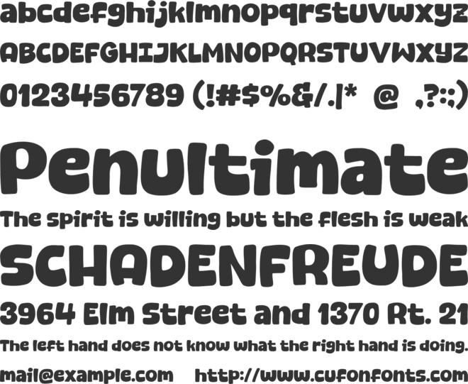 Magic Yellow font preview