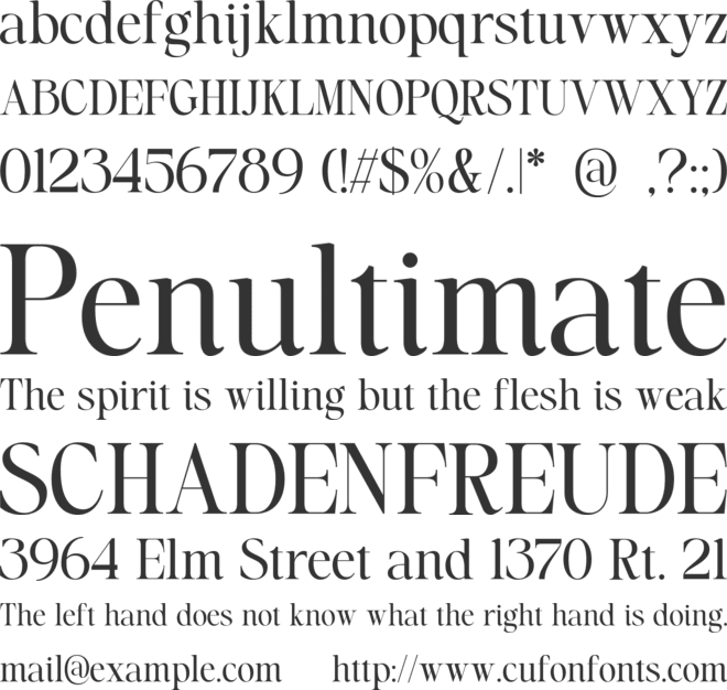 Astrel Madesly font preview