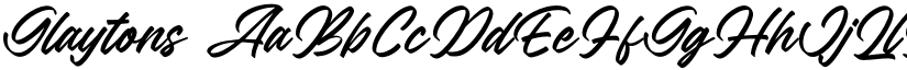 Glaytons font download