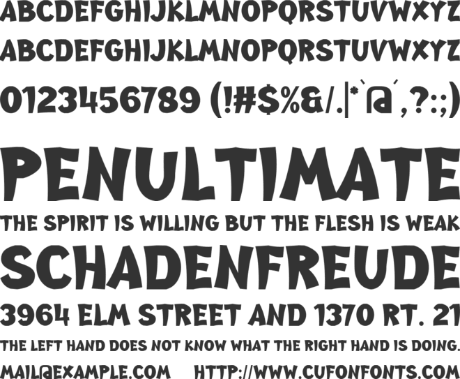 Basic Retro font preview