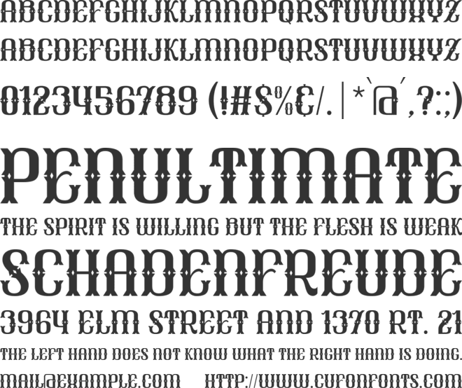 Classic Basics font preview