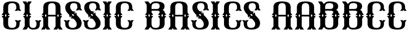 Classic Basics font download