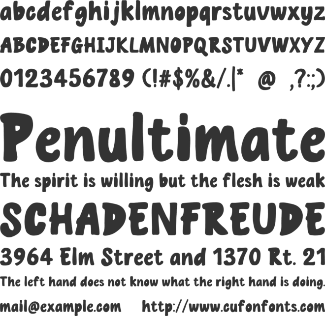 Game  City font preview