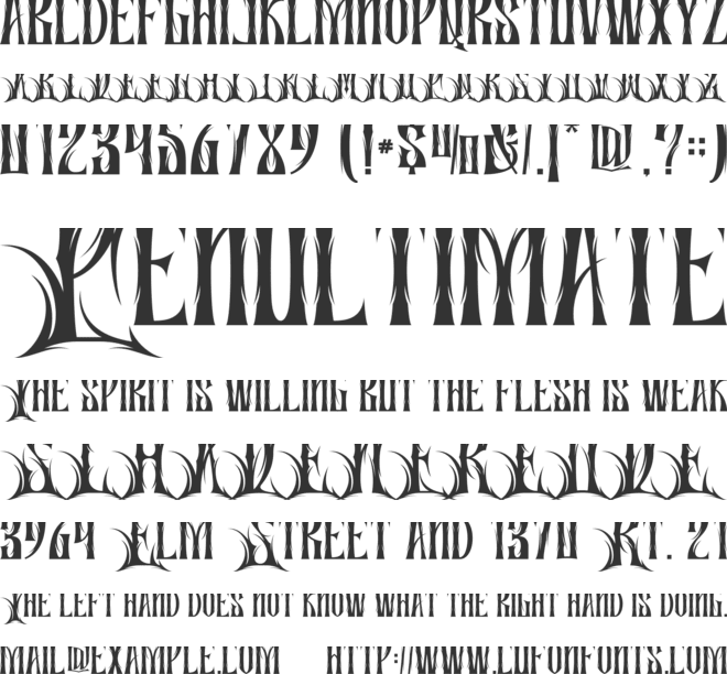 Zorvex-Personal Use font preview