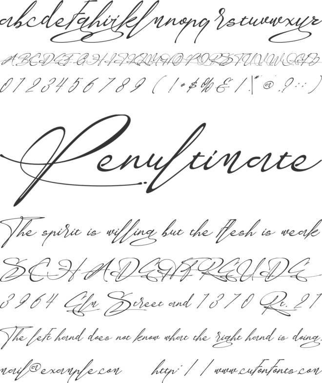Maisonelle-Personal Use font preview