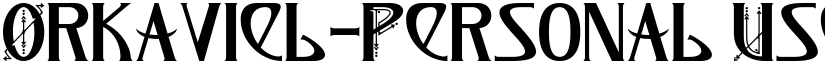 Orkaviel-Personal Use font download