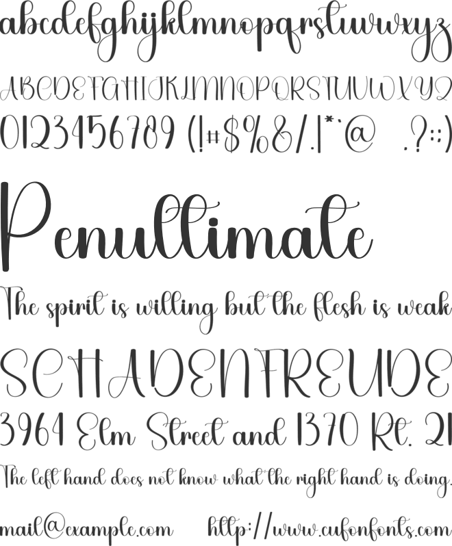 Farmhouse Beautiful font preview