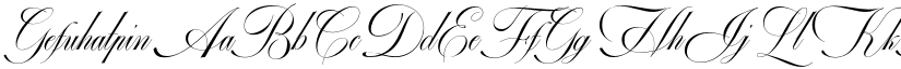Gefuhatpin font download