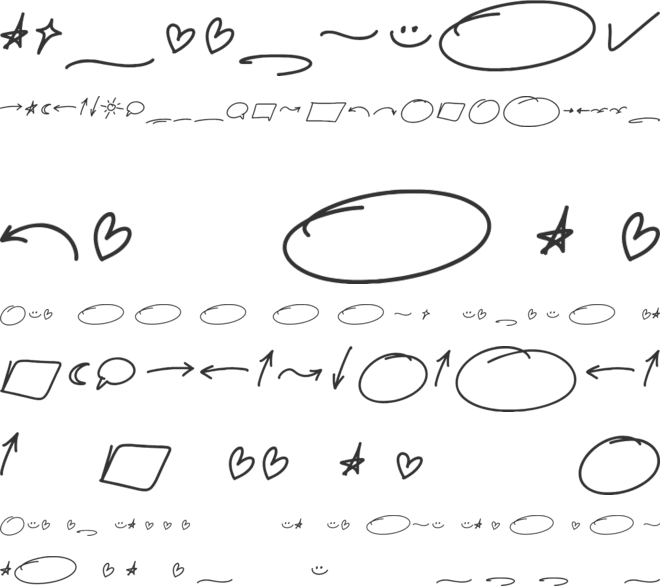 Softly Written font preview