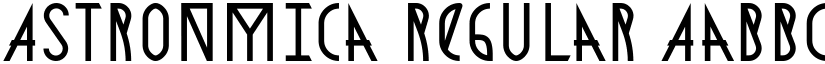 Astronmica Regular font