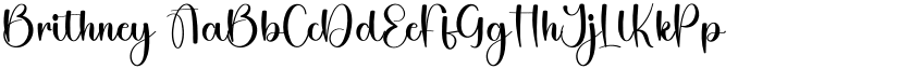 Brithney font download