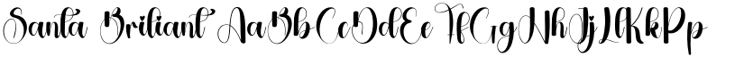 Santa Briliant font download