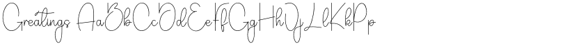 Greatings font download