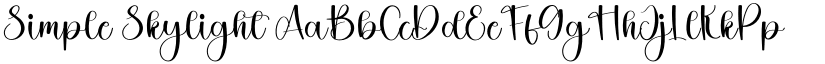 Simple Skylight font download