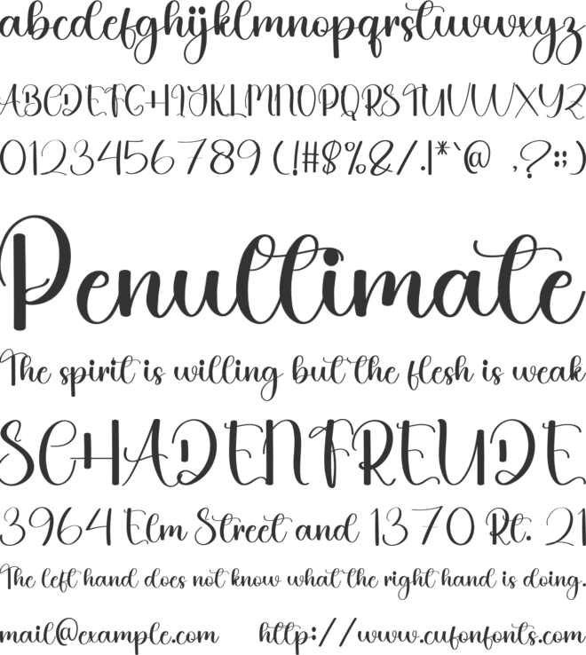 History Boyfrend font preview