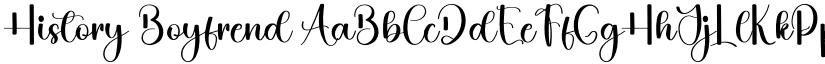 History Boyfrend font download