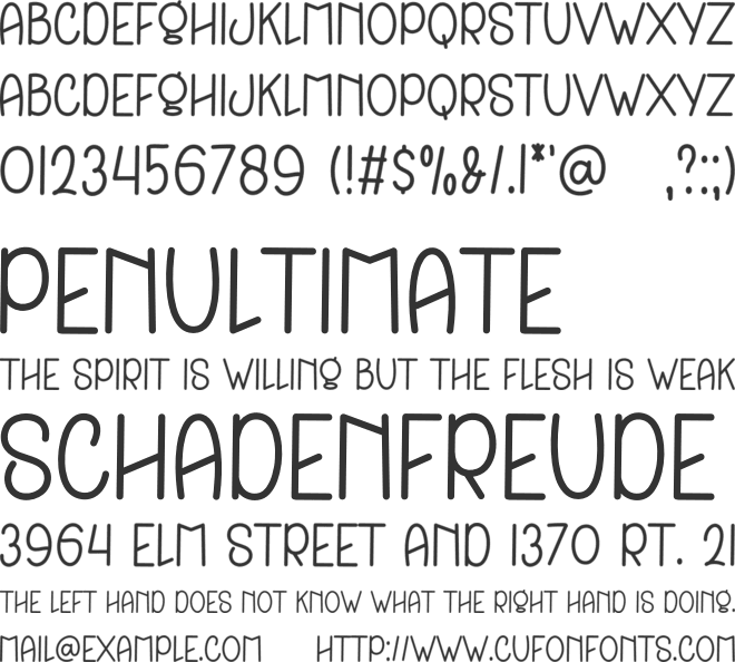 Banana Amsterdam font preview