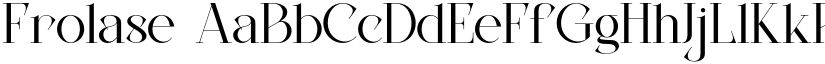 Frolase font download