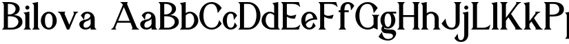 Bilova font download