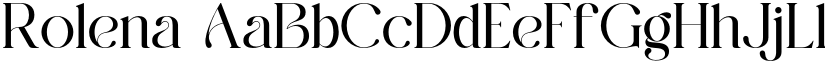 Rolena font download