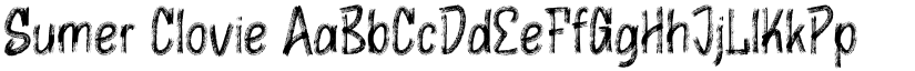 Sumer Clovie font download