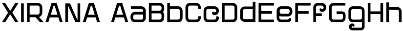 XIRANA font