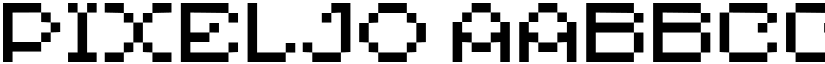 PIXELJO font download