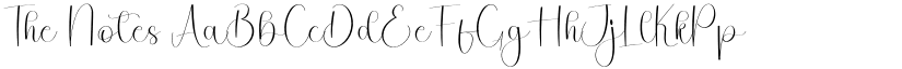 The Notes font download