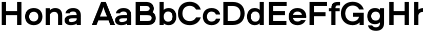 Hona font
