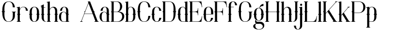 Grotha font download