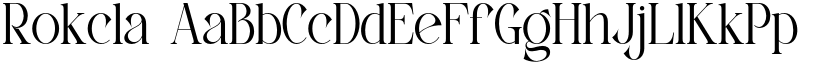 Rokcla font download