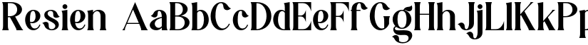 Resien font download