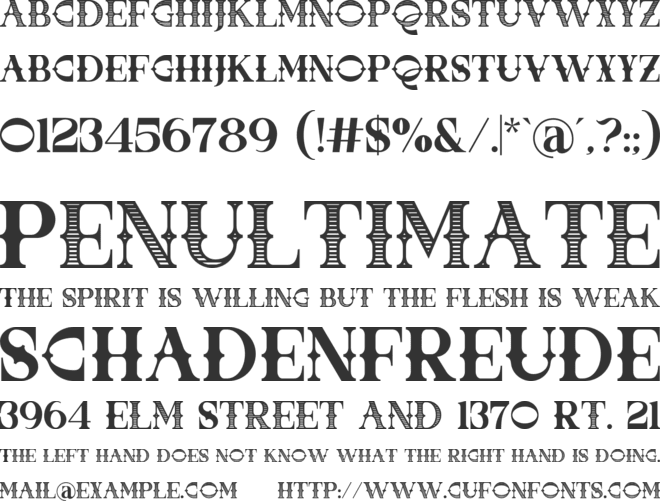Briqa font preview