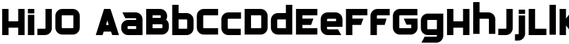 HiJO font