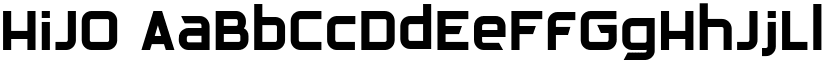 HiJO font