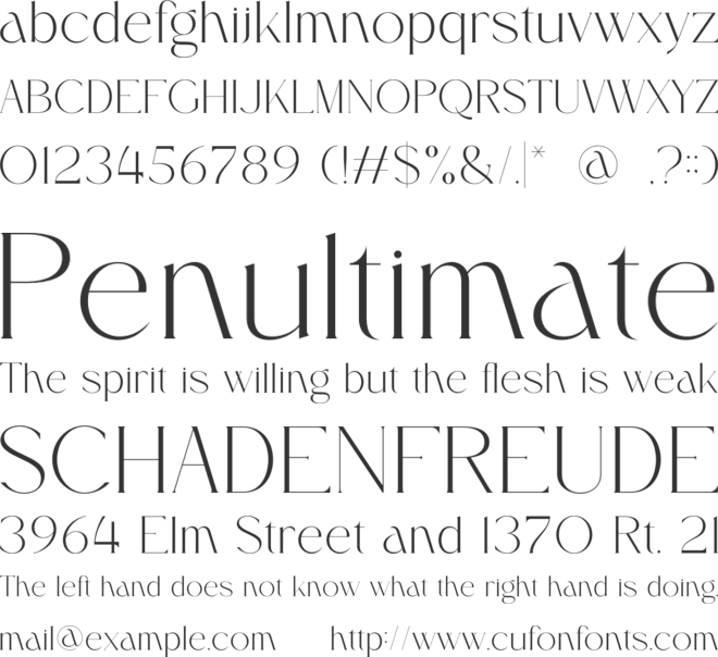 Ethorys font preview