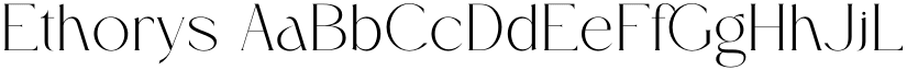 Ethorys font