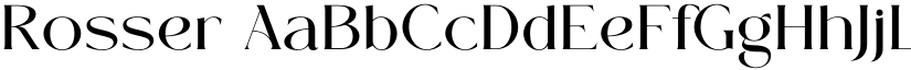 Rosser font download