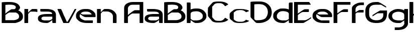Braven font download